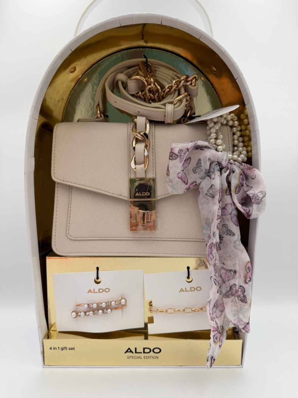 NWT Aldo Special Edition 4-in-1 Handbag & Accessories Gift Set small purse